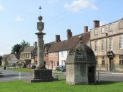 The 'Lock-up' on Steeple Ashton Village Green, near Bath, Wiltshire